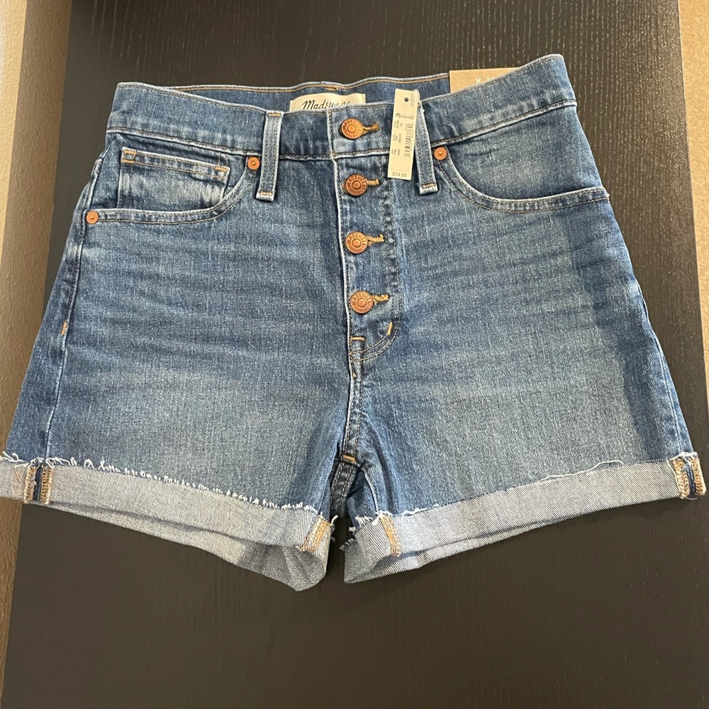 BNWT Madewell High-Rise Denim Shorts